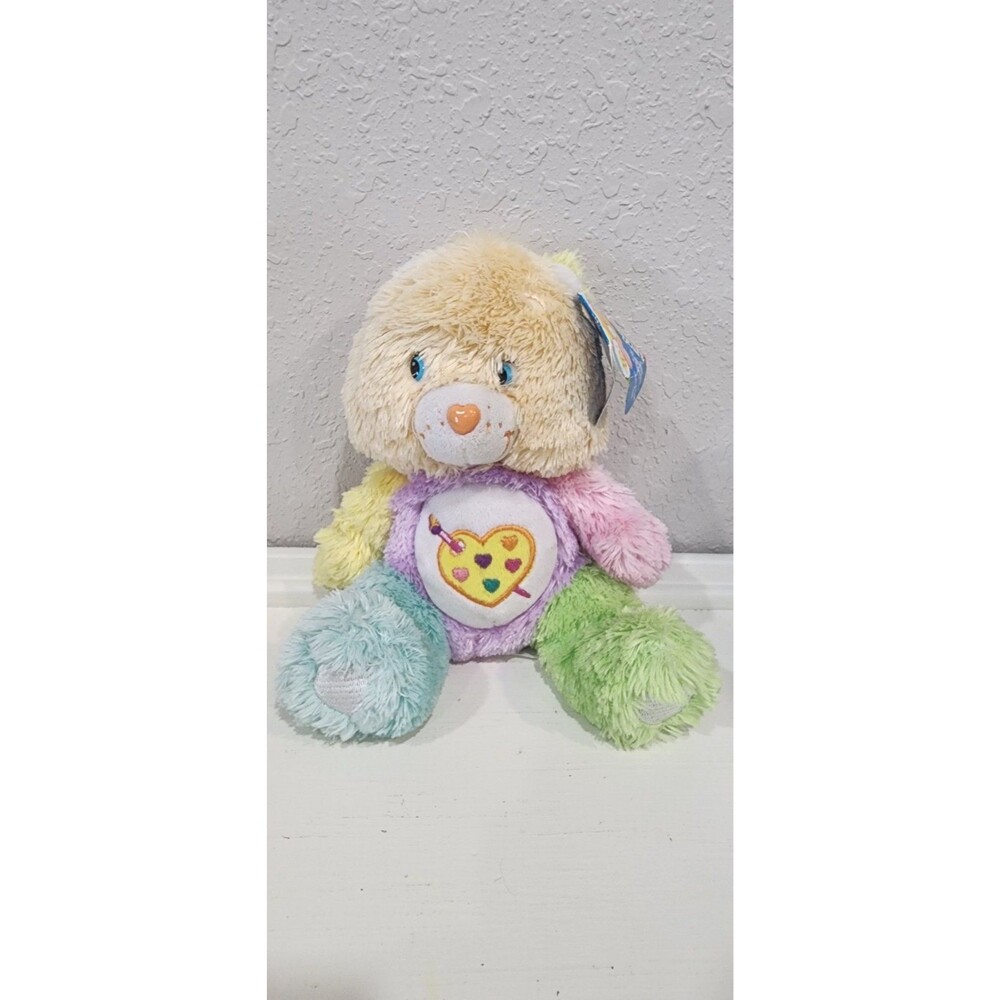 NWT Vintage 2005 Care Bears Comfy Bears WORK OF HEART BEAR 8.5" Plush RARE